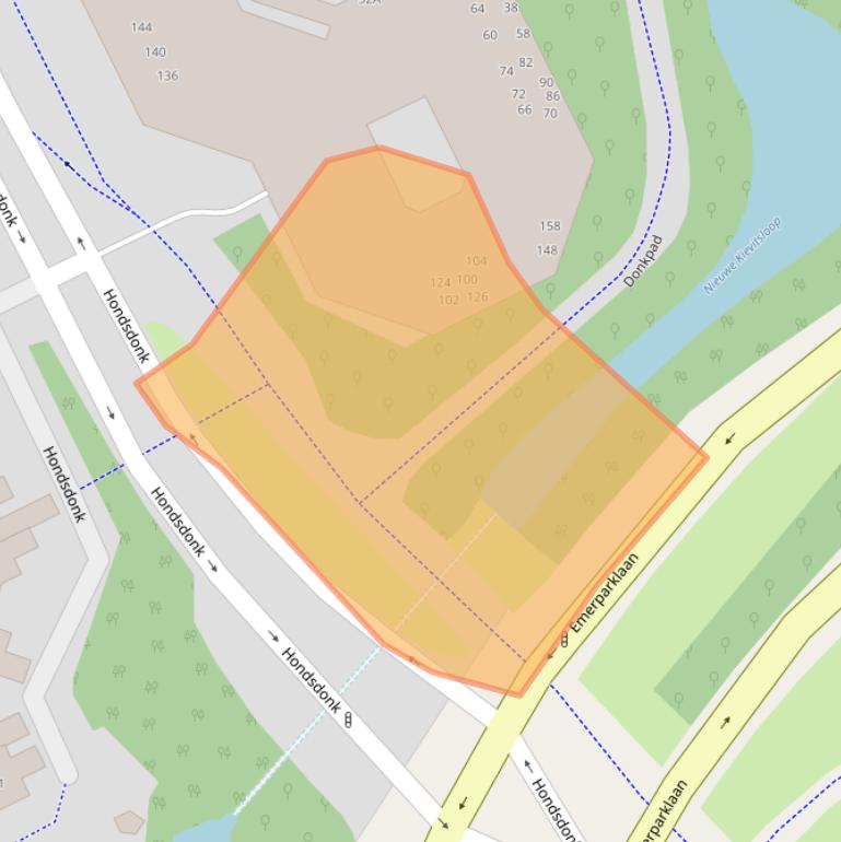 Kaart van postcodegebied 4824CX.