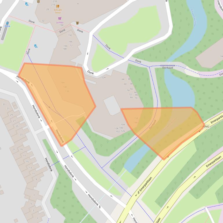 Kaart van postcodegebied 4824CZ.