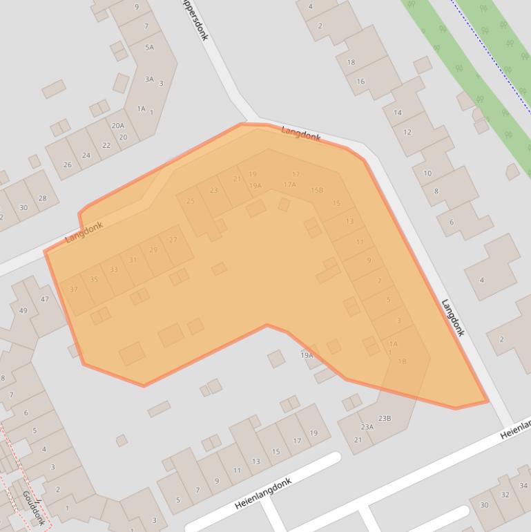 Kaart van postcodegebied 4824DM.