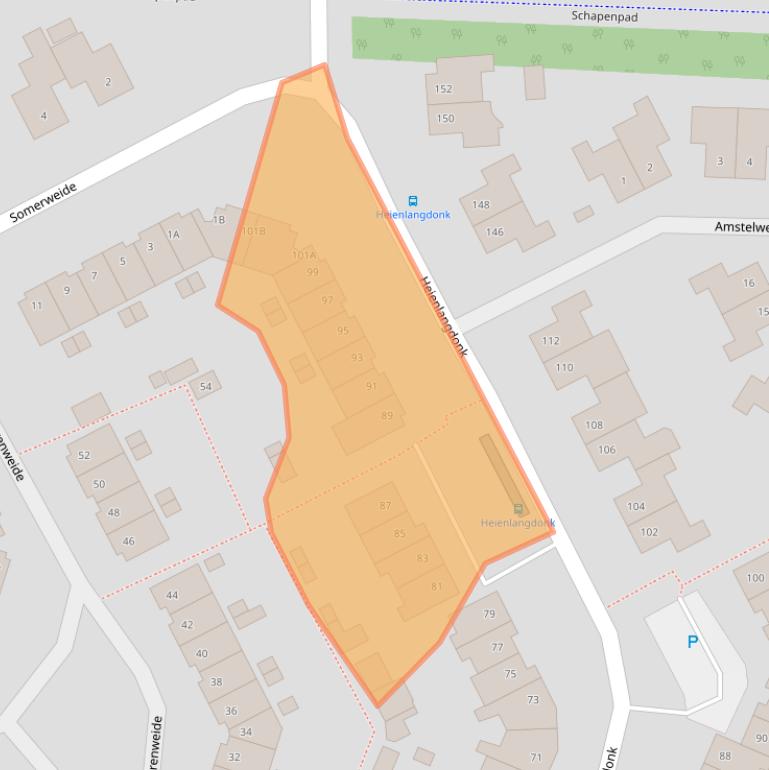 Kaart van postcodegebied 4824EC.