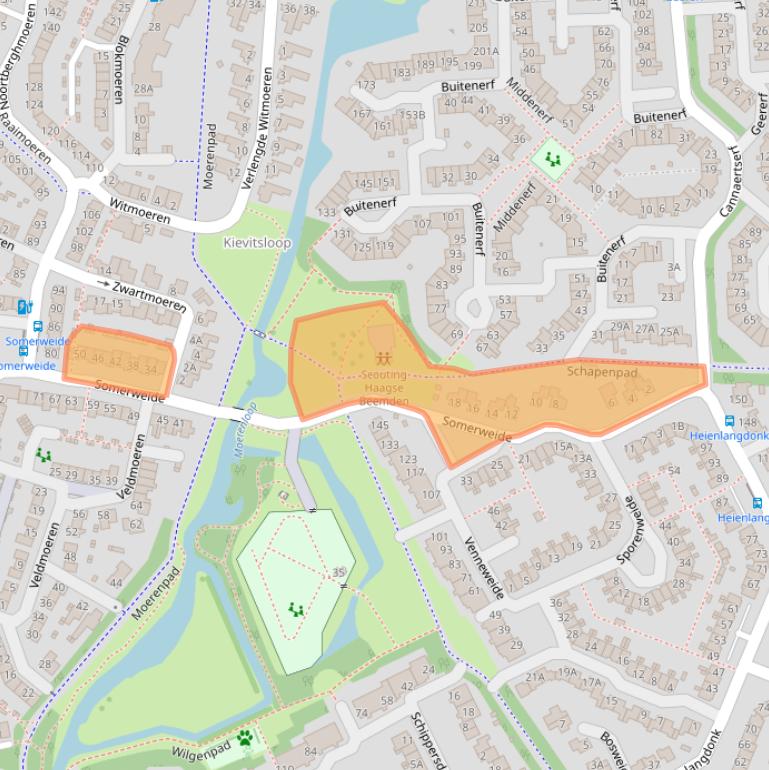 Kaart van postcodegebied 4824EW.