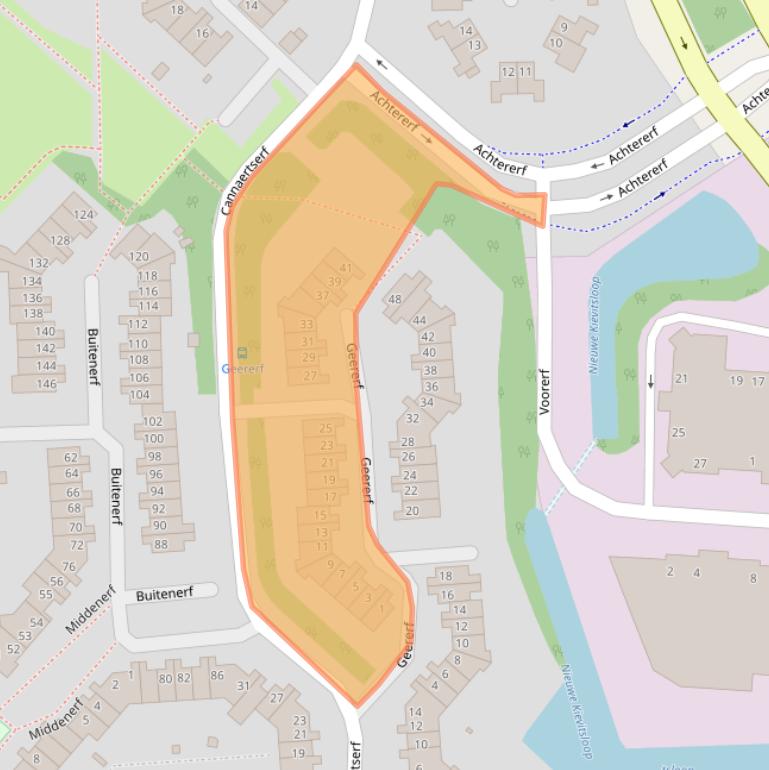 Kaart van postcodegebied 4824GK.