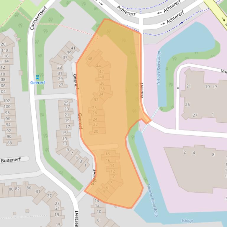 Kaart van postcodegebied 4824GL.