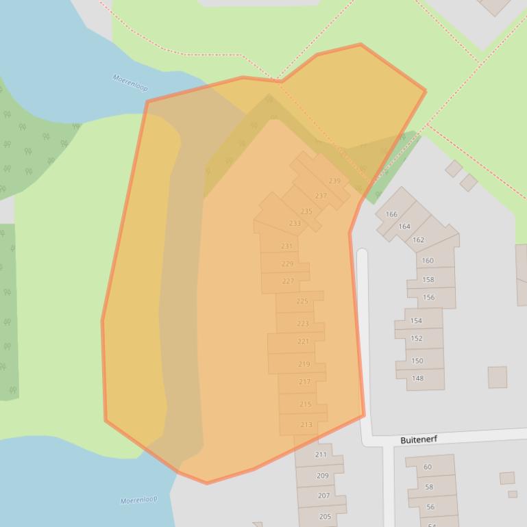 Kaart van postcodegebied 4824HG.