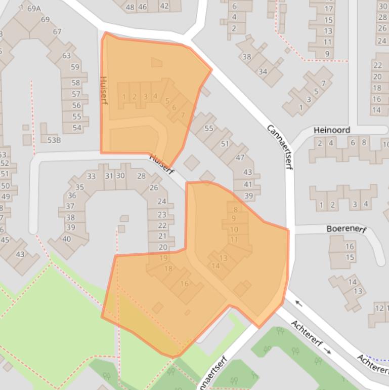 Kaart van postcodegebied 4824HR.