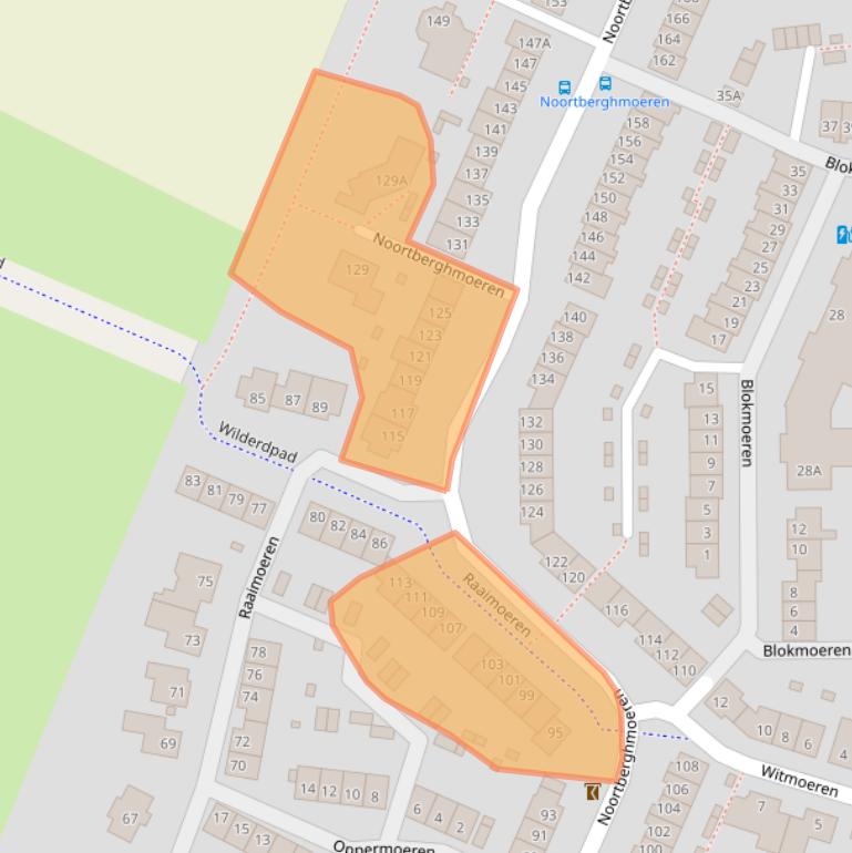 Kaart van postcodegebied 4824JC.