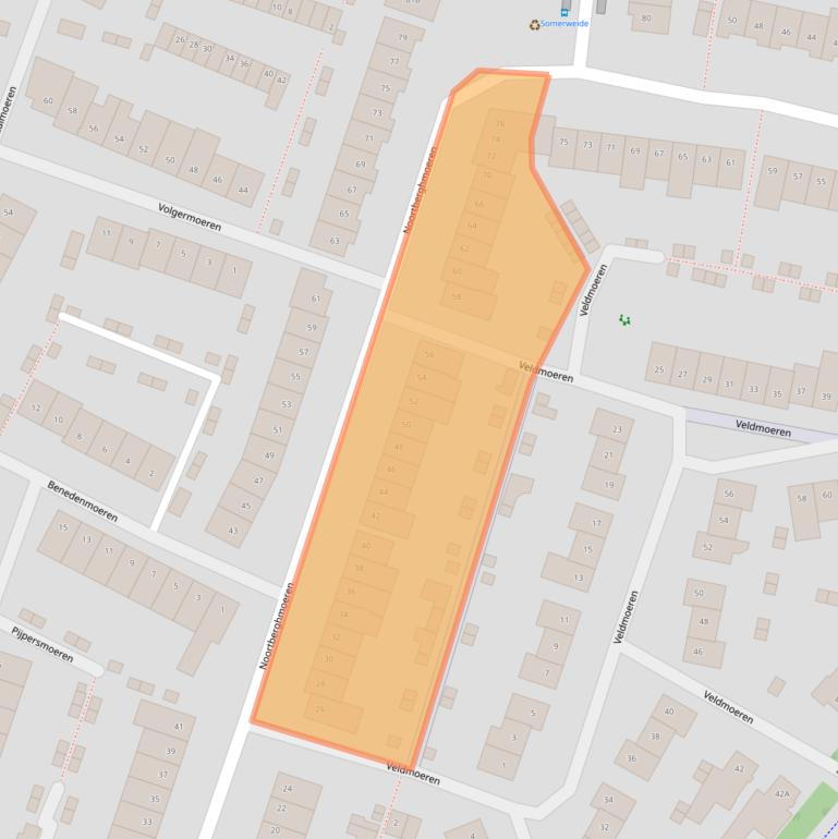 Kaart van postcodegebied 4824JG.