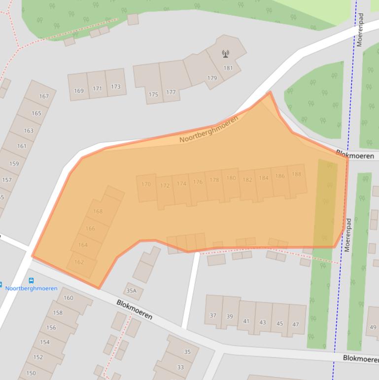 Kaart van postcodegebied 4824JK.