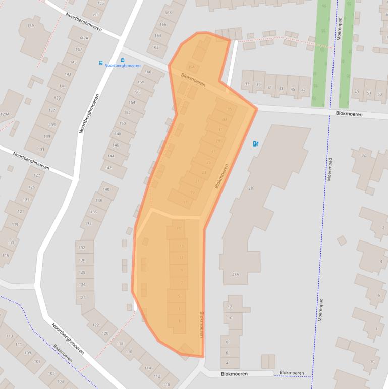 Kaart van postcodegebied 4824JL.