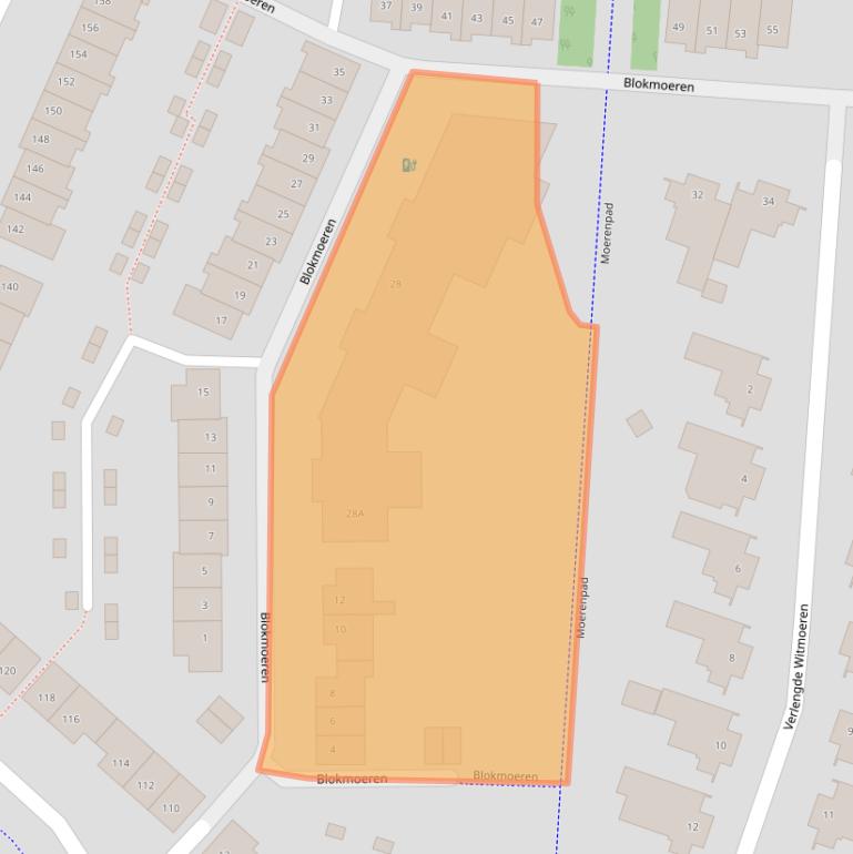 Kaart van postcodegebied 4824JN.