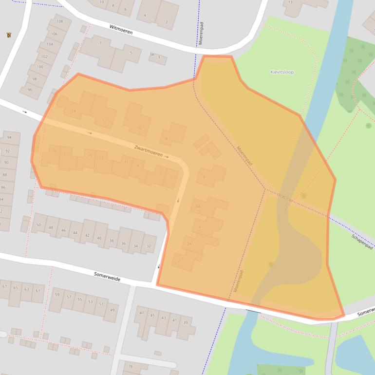 Kaart van postcodegebied 4824JS.