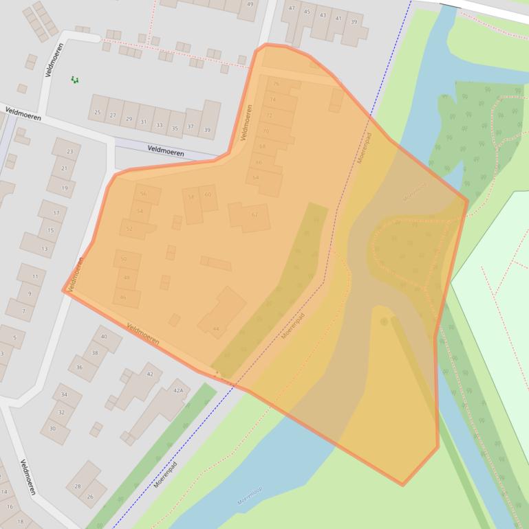 Kaart van postcodegebied 4824JW.