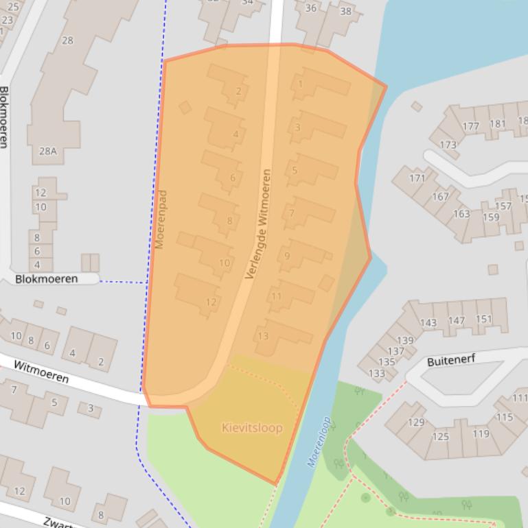Kaart van postcodegebied 4824JZ.