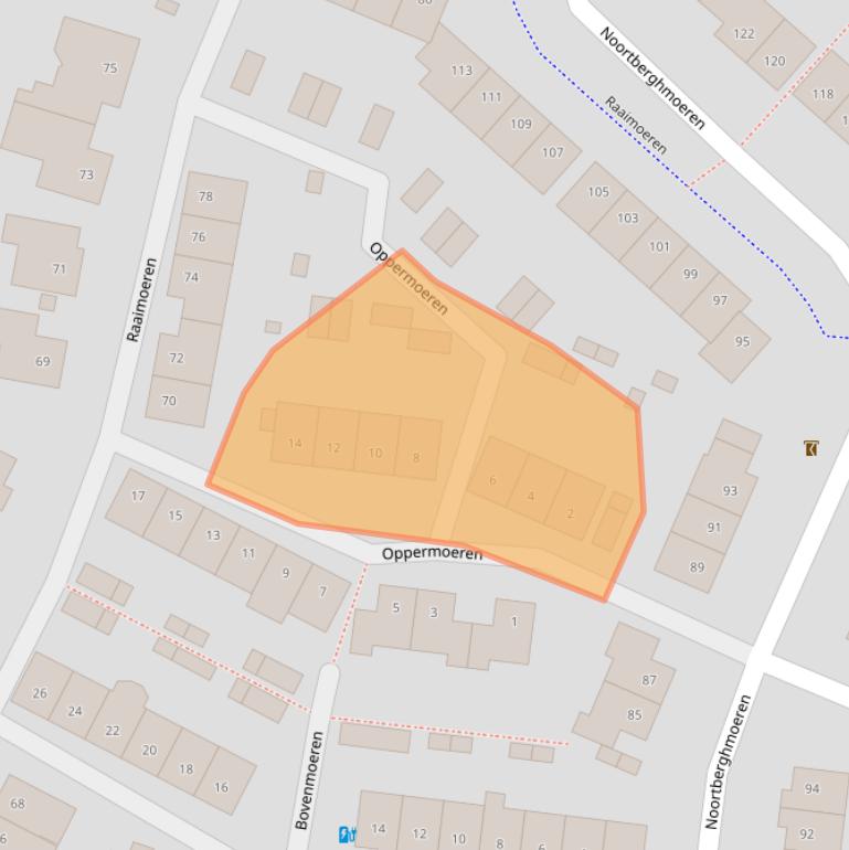 Kaart van postcodegebied 4824KH.