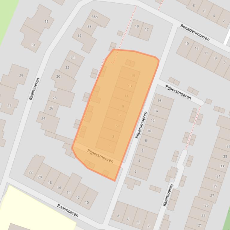 Kaart van postcodegebied 4824KS.