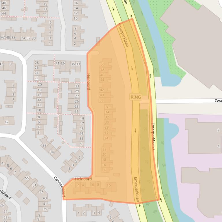 Kaart van postcodegebied 4824LS.