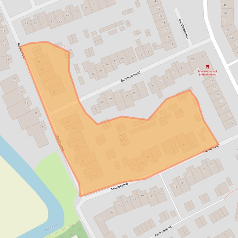 Kaart van postcodegebied 4824NG.