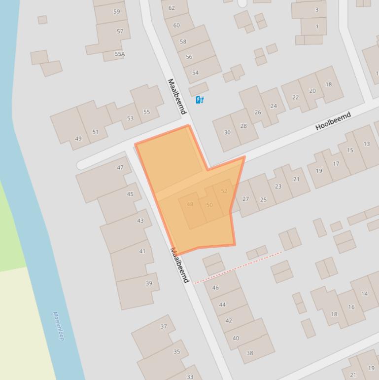 Kaart van postcodegebied 4824NH.