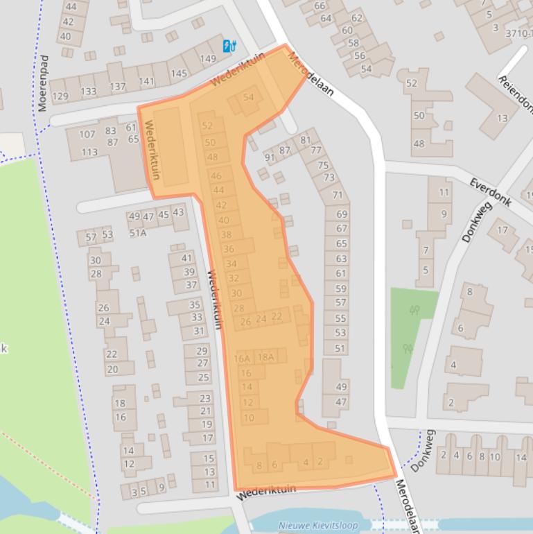 Kaart van postcodegebied 4824PB.