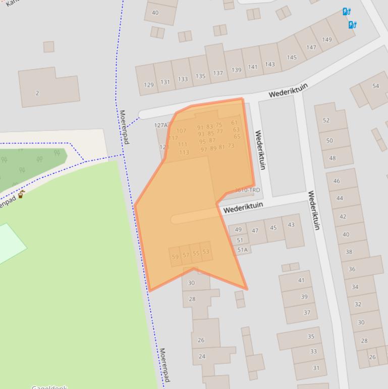 Kaart van postcodegebied 4824PD.