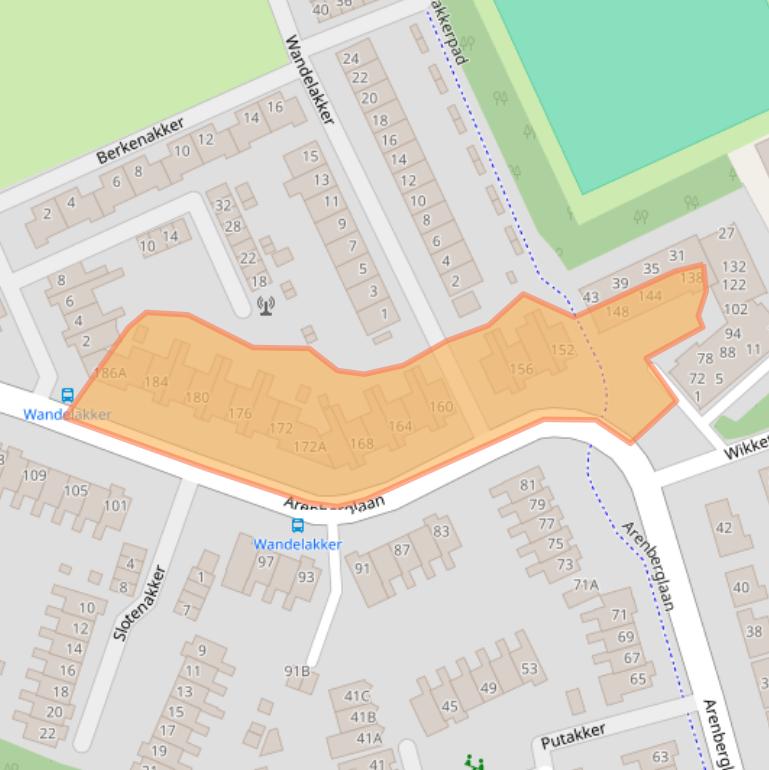 Kaart van postcodegebied 4824RD.