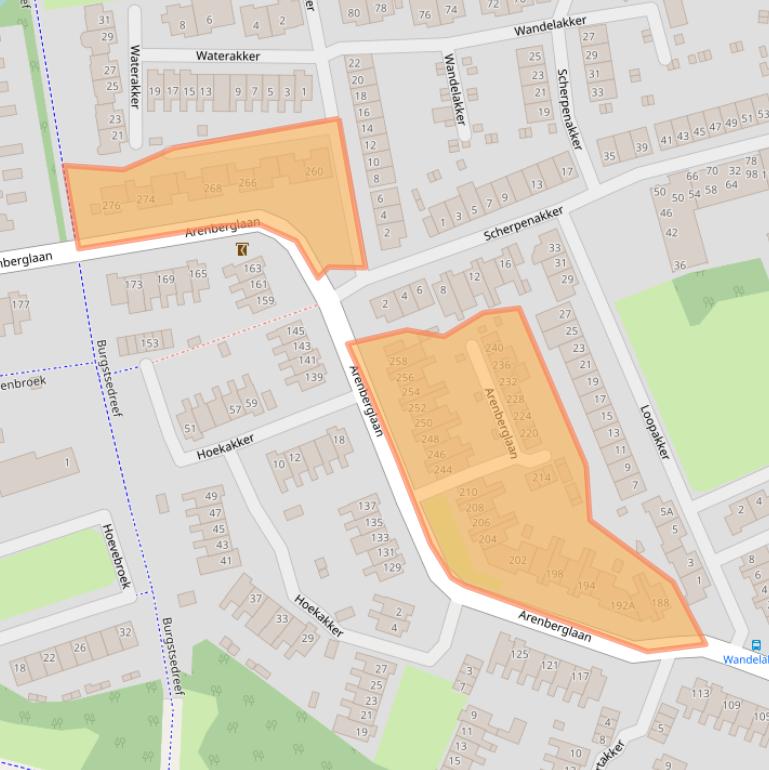 Kaart van postcodegebied 4824RE.