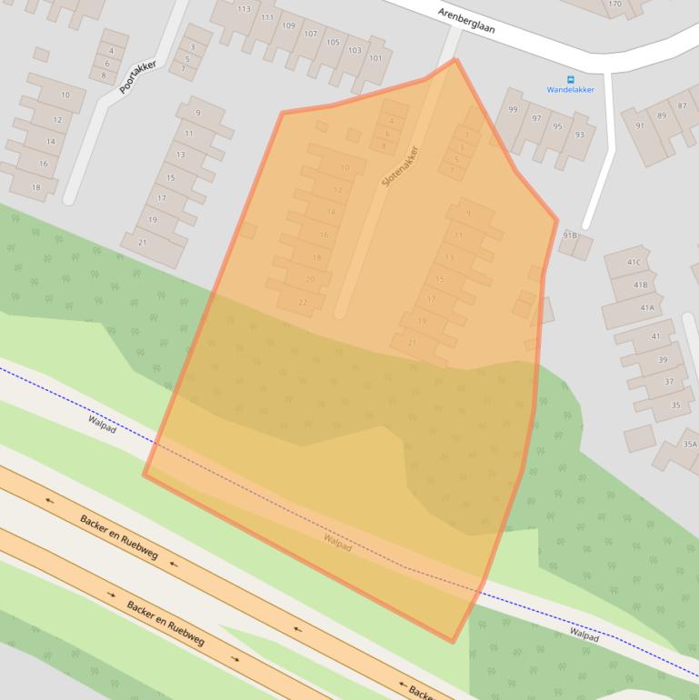 Kaart van postcodegebied 4824RP.