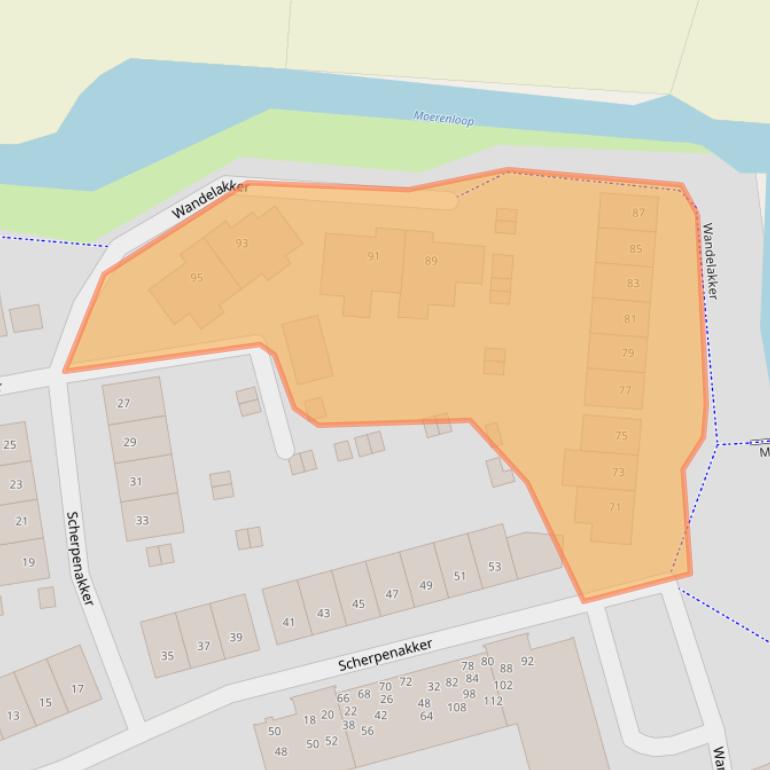 Kaart van postcodegebied 4824SJ.