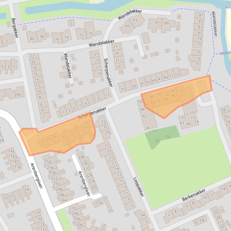 Kaart van postcodegebied 4824SK.