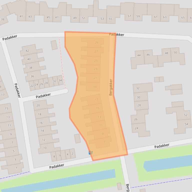 Kaart van postcodegebied 4824SN.