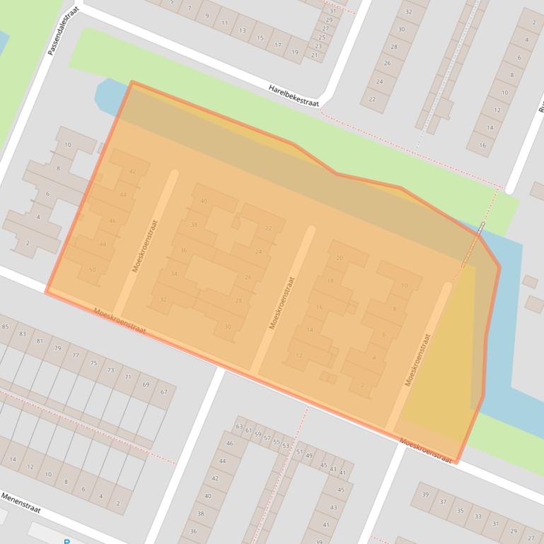 Kaart van postcodegebied 4826AD.