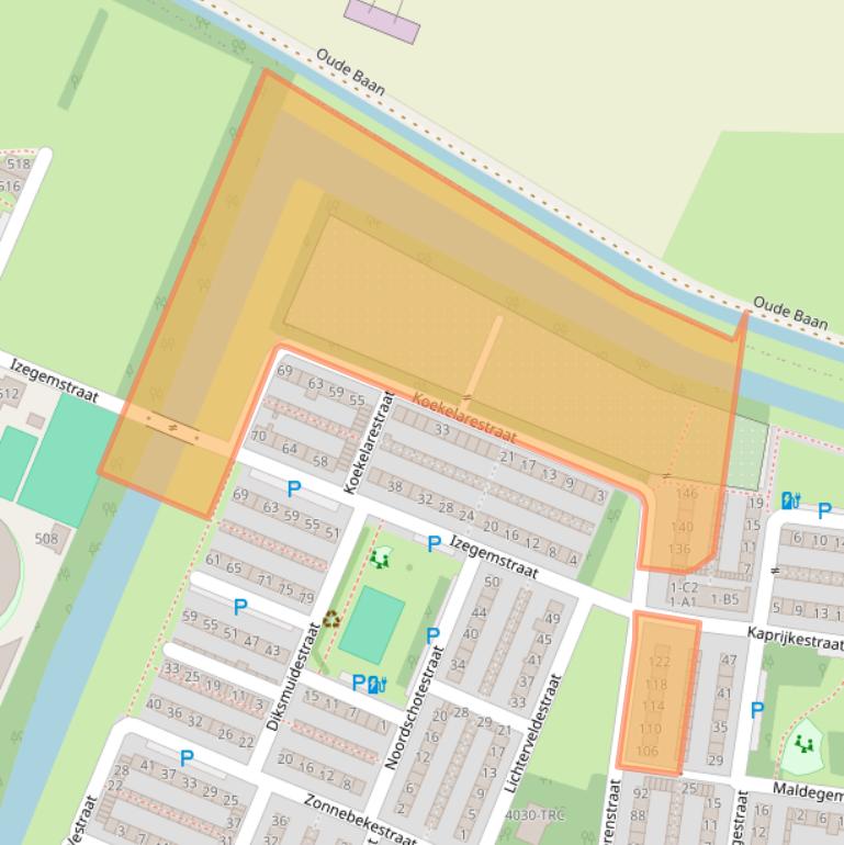 Kaart van postcodegebied 4826AJ.