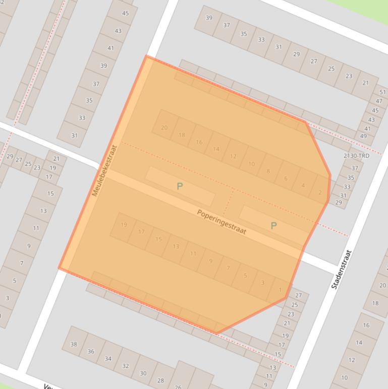 Kaart van postcodegebied 4826AL.