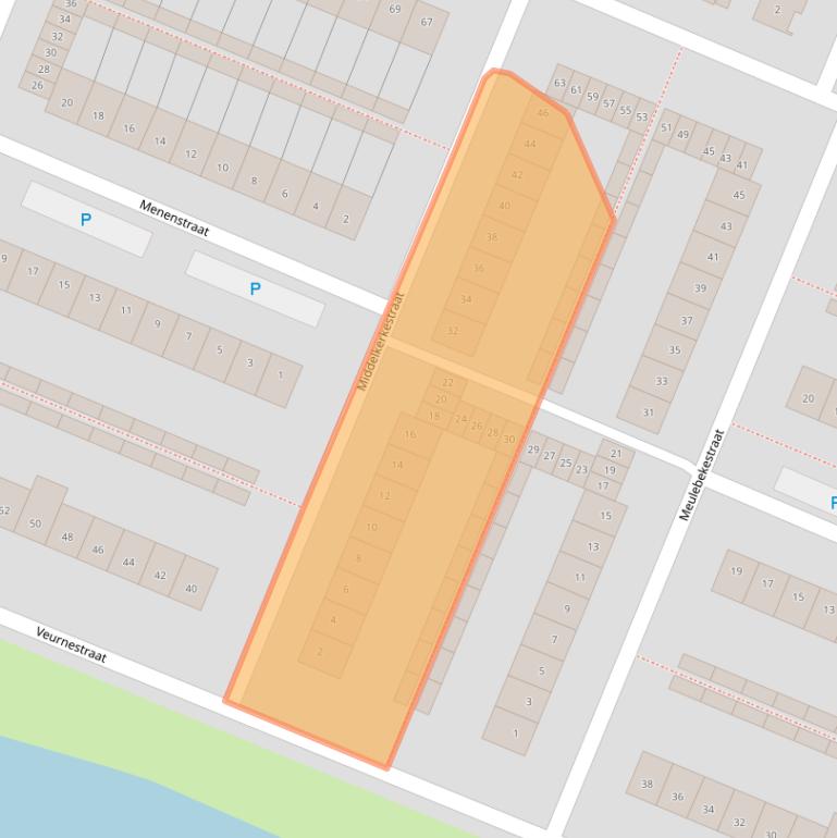 Kaart van postcodegebied 4826AN.