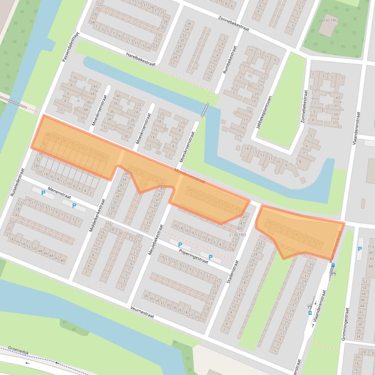 Kaart van postcodegebied 4826AR.