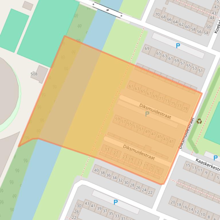 Kaart van postcodegebied 4826BD.