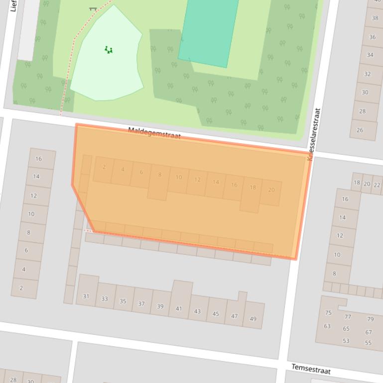 Kaart van postcodegebied 4826CE.