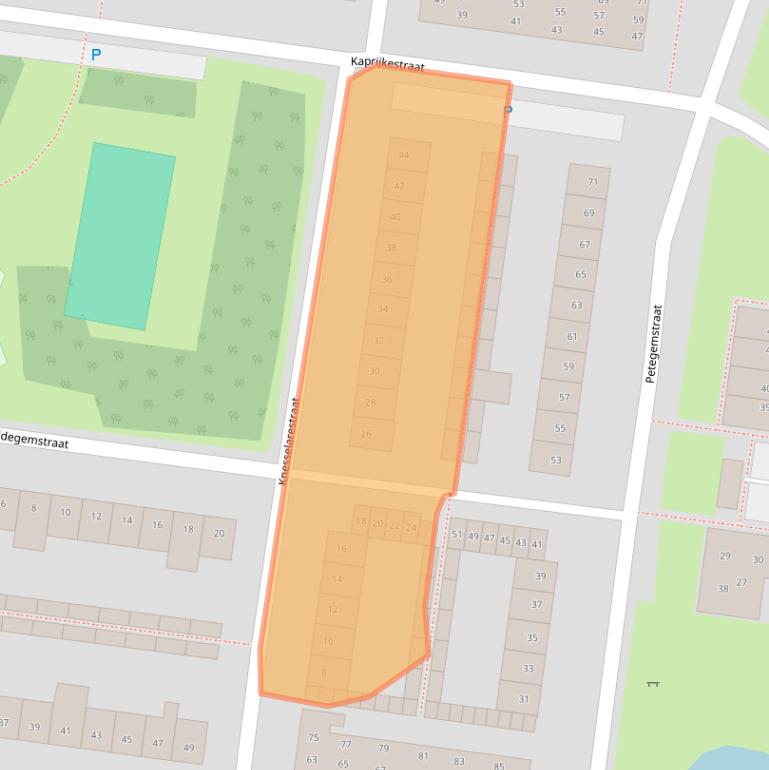 Kaart van postcodegebied 4826CG.