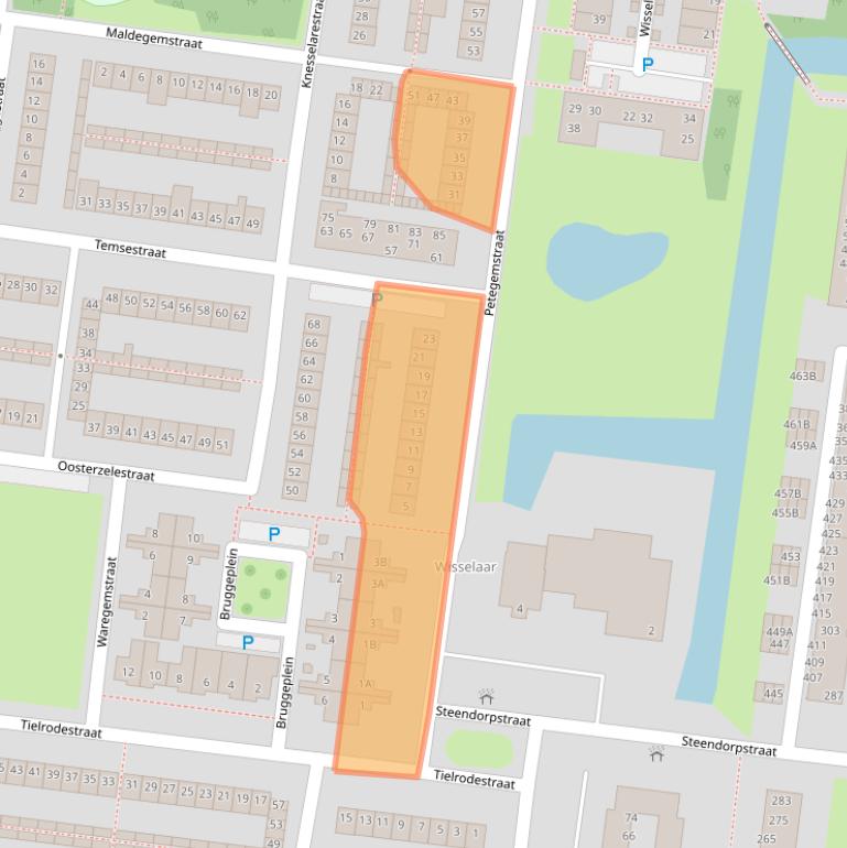 Kaart van postcodegebied 4826CK.