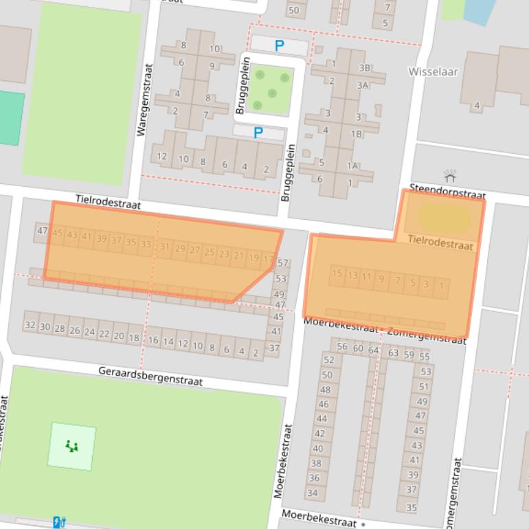 Kaart van postcodegebied 4826CM.