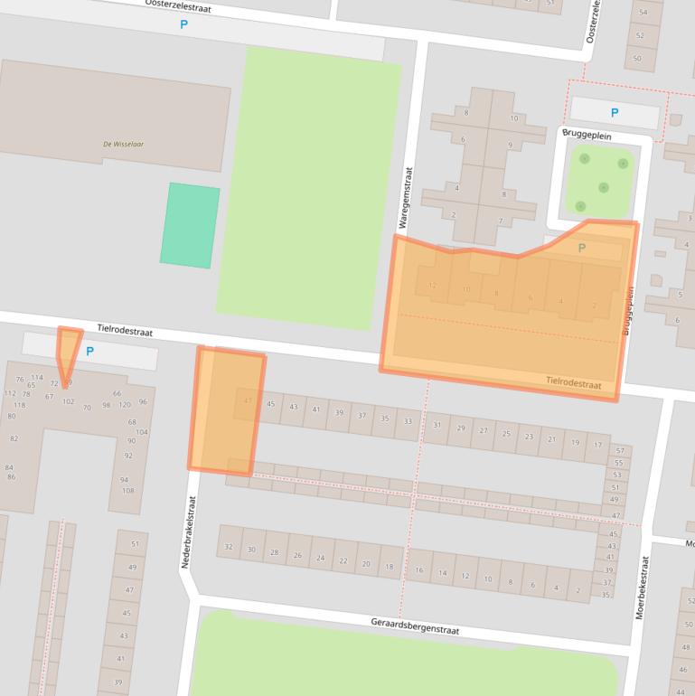 Kaart van postcodegebied 4826CN.