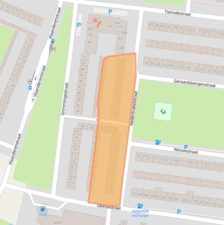 Kaart van postcodegebied 4826CR.