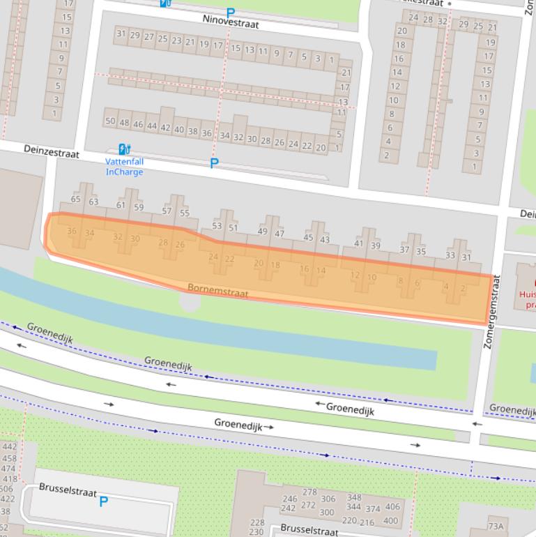 Kaart van postcodegebied 4826DA.