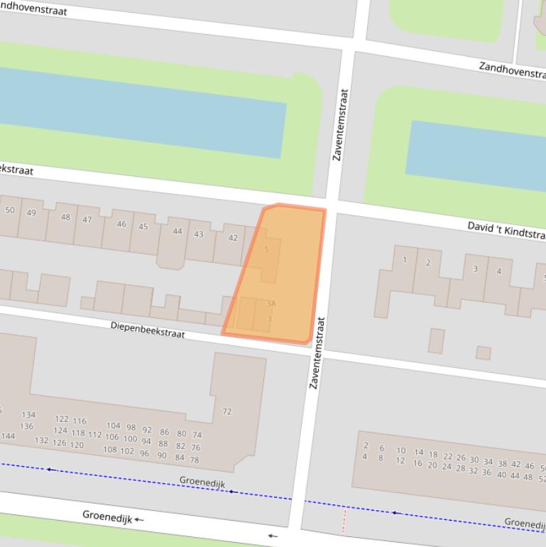 Kaart van postcodegebied 4826DG.