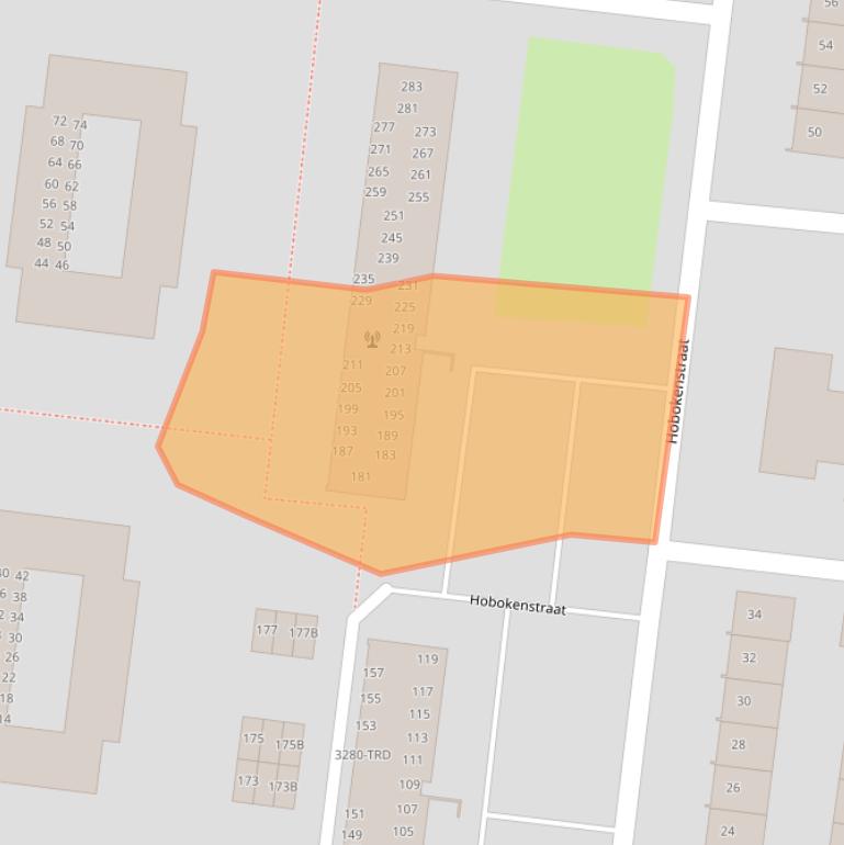 Kaart van postcodegebied 4826EC.