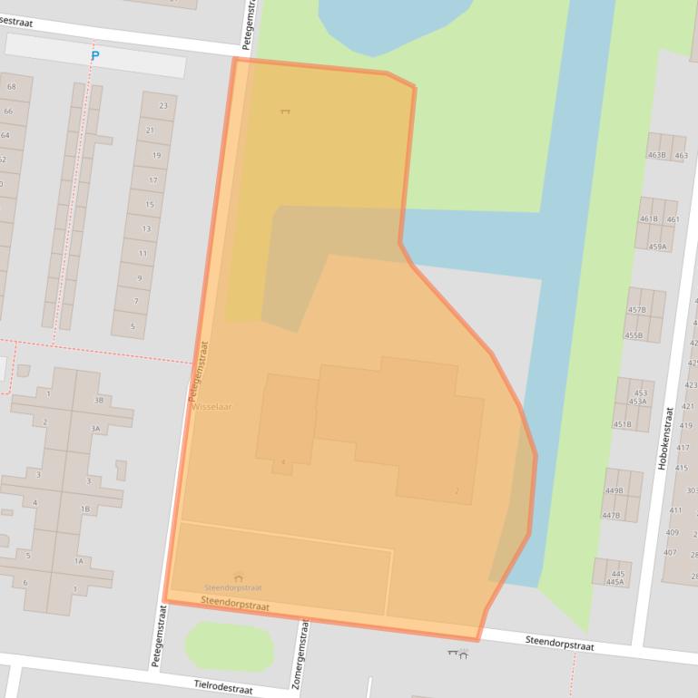 Kaart van postcodegebied 4826EP.