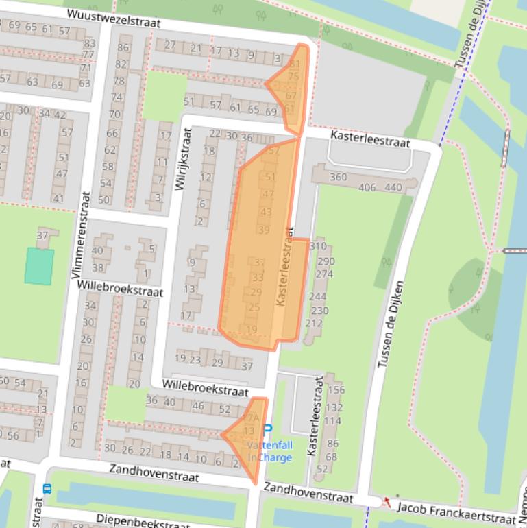 Kaart van postcodegebied 4826GH.