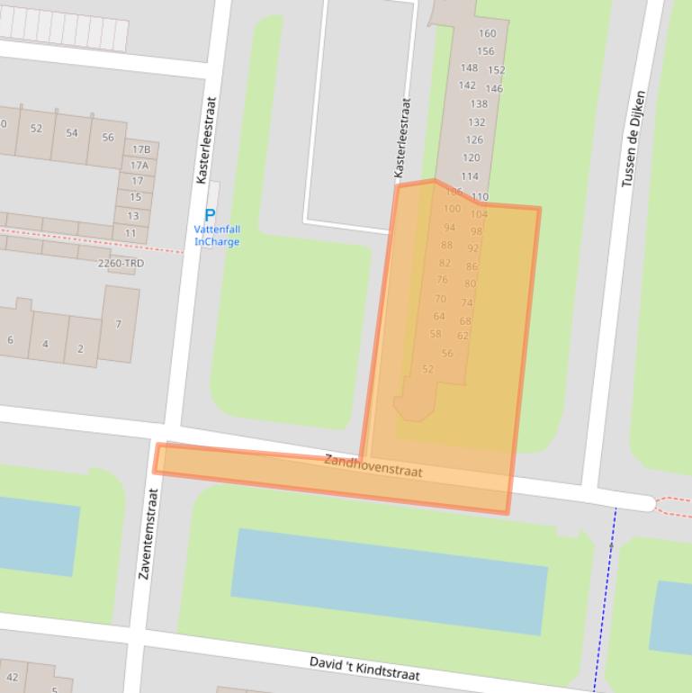 Kaart van postcodegebied 4826GJ.