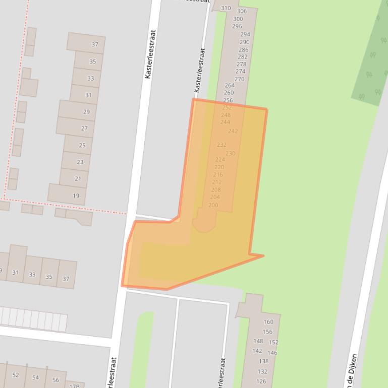 Kaart van postcodegebied 4826GL.