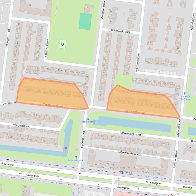 Kaart van postcodegebied 4826GR.